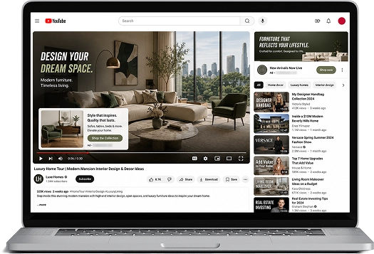 Furniture Brand campaign strategy visual